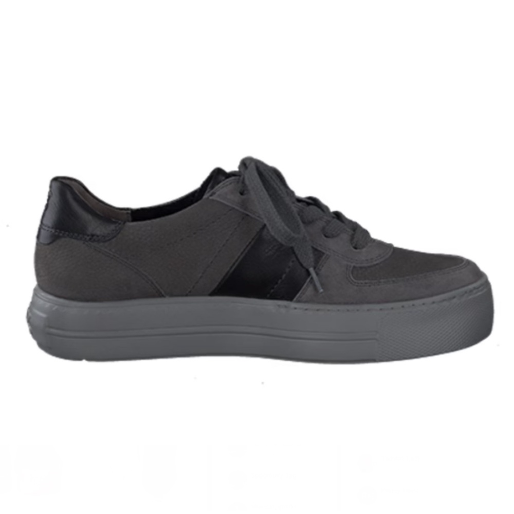 Gray Leather Sneakers. Brand new